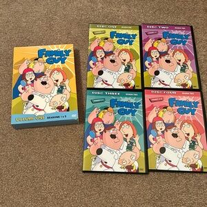 Family Guy volume one complete season one and two DVD set